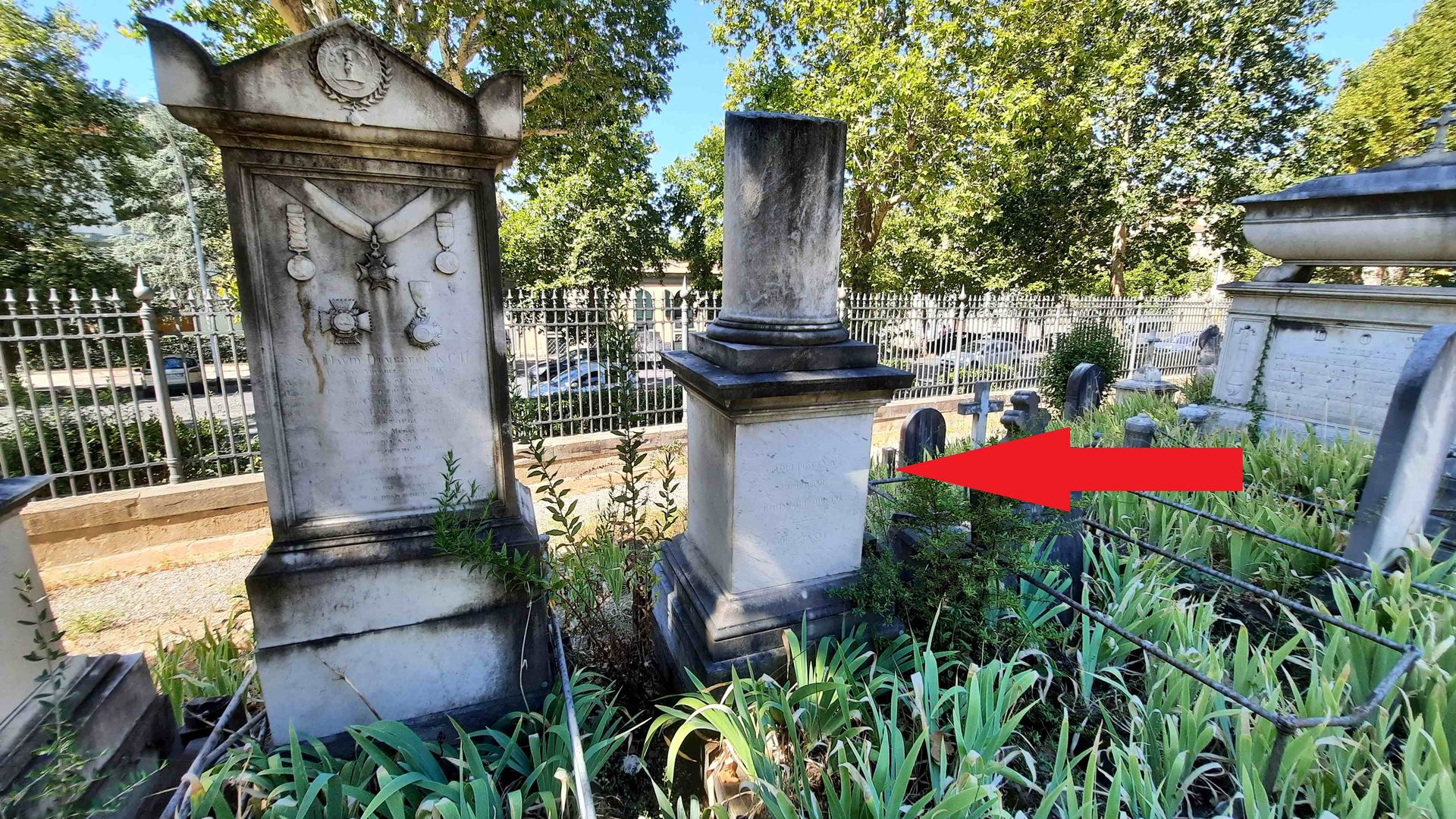 Bartolomeo Odicini's tomb, English Cemetery, Florence - 01.jpg